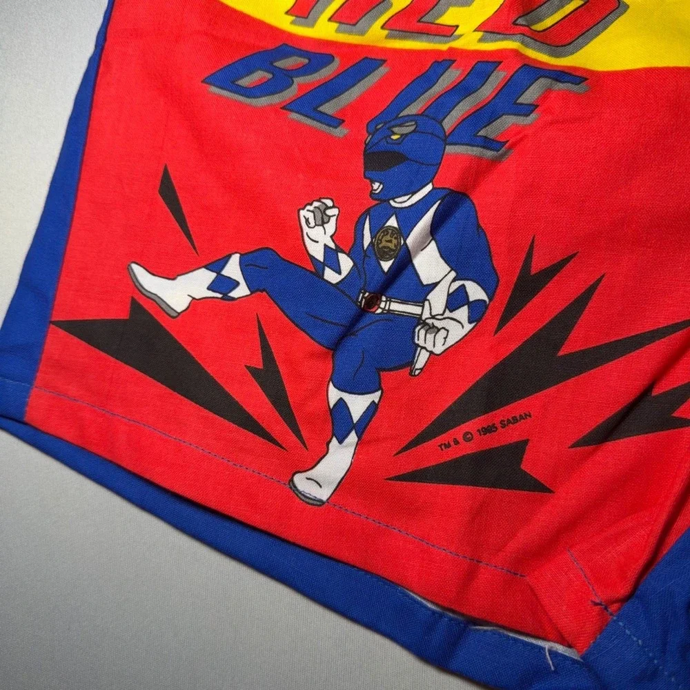 VTG Power Rangers Swim Trunks Boys XL‎ 12-14 Cotton 95 Vintage Retro Kidcore NEW